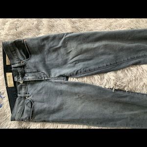 Gray skinny jeans